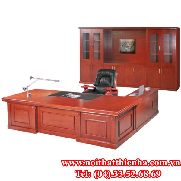 bộ bàn tủ lãnh đạo  hòa phát DT3012VM8, DC3242VM8