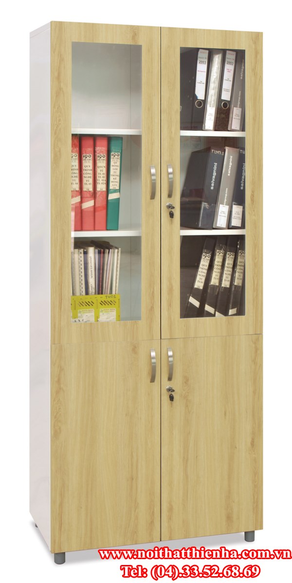Tủ sắt cánh gỗ TSG04K-2
