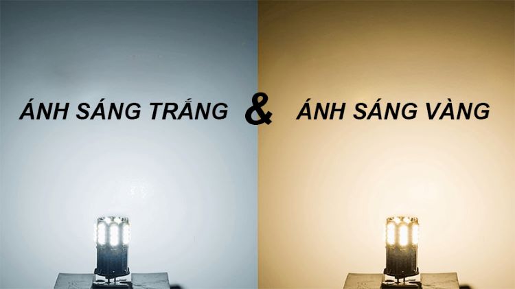 Ánh sáng vàng hay trắng tốt cho mắt