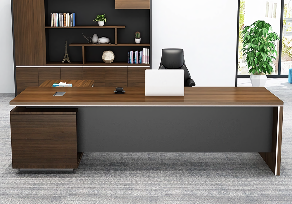 Bàn giám đốc gỗ công nghiệp: Giải pháp hiện đại và tối ưu chi phí