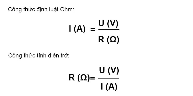 Công thức tính điện trở