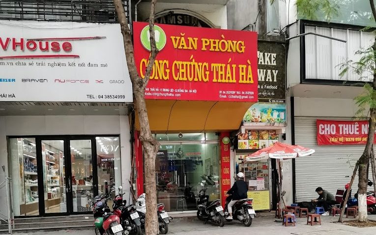 văn phòng công chứng gần nhất
