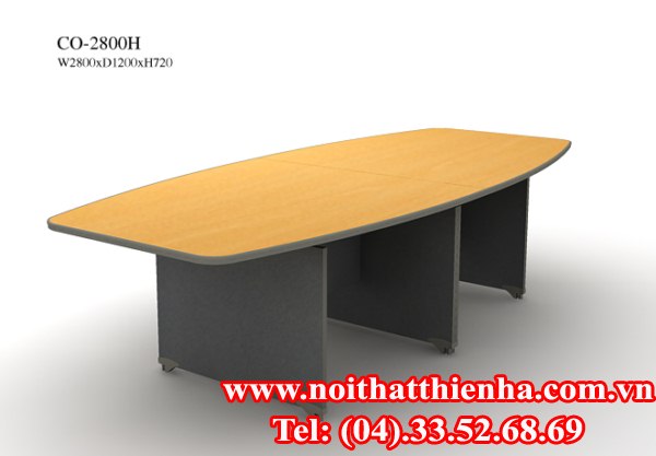 Bàn họp hội trường gỗ tự nhiên