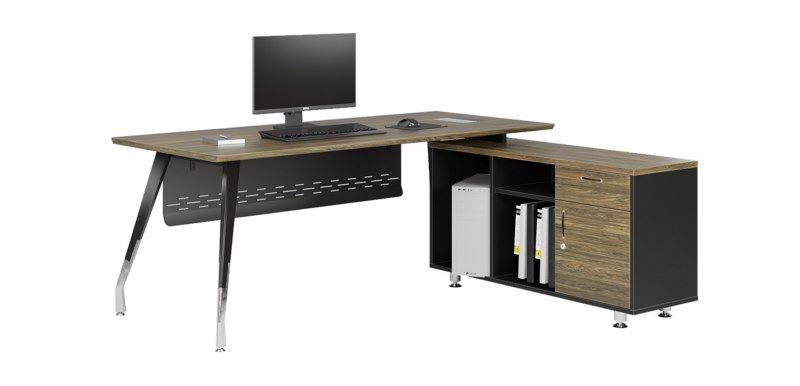 Bàn giám đốc chân sắt hiện đại​